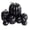 Black, variant on Anvora 7PCS Halloween Fake Orange Pumpkins Decor, Fall Artificial Pumpkins Ornaments for Decoration Different Sizes, Halloween Thanksgiving Autumn Harvest DIY Foam Pumpkin Indoor Outdoor Home Decor