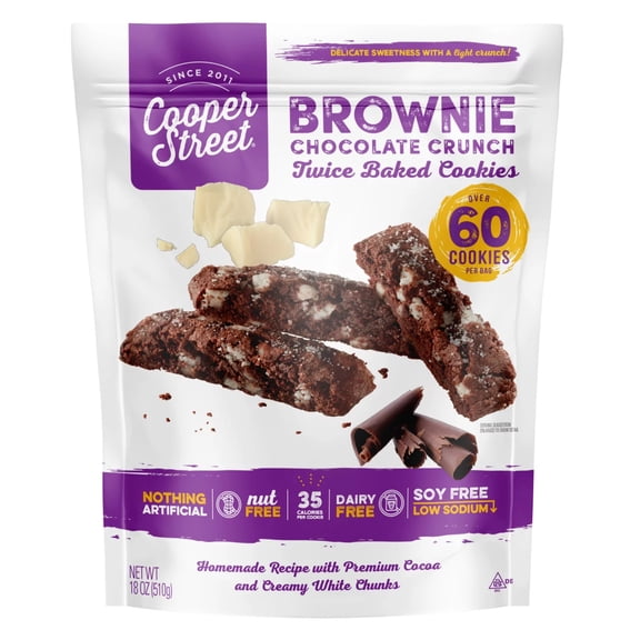 Brownie Chocolate Crunch Twice-Baked Cookies (18 Ounce)