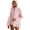 #0410-Pink, variant on Women's UPF50+ Sun Protection Jacket Hooded Breathable Lightweight Outdoor Coat with Thumb Holes for Hiking Beach