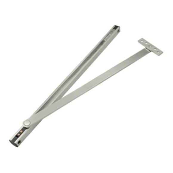 Overhead Door Holder, Satin Nickel - Solid