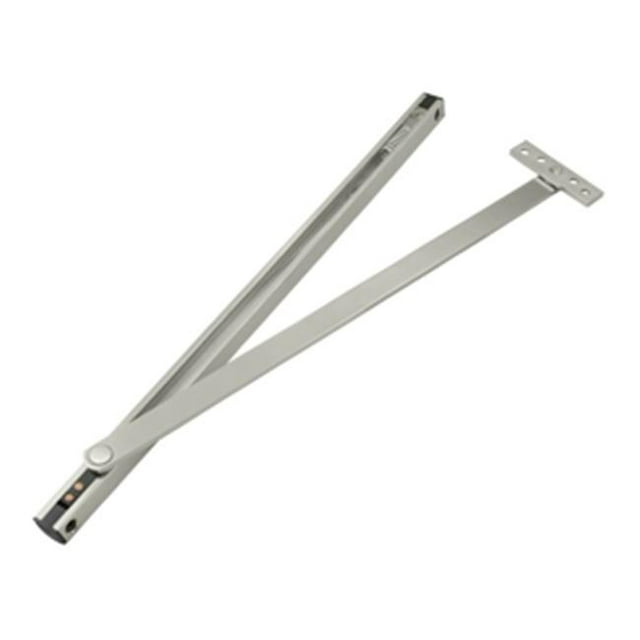 Overhead Door Holder, Satin Nickel - Solid