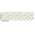 thumbnail image 3 of Ambesonne Tropical Fabric by the Yard Upholstery, Cartoon Cacti in Pots Art, 1 Yard, Pale Pink Pistachio Green, 3 of 5