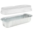 thumbnail image 2 of 50 Pcs Mini Loaf Pans with Lids, 6.54X2.56X1.18" Aluminum Foil Cake Pan, Rectangular Baking Cups, Disposable Foil Containers, Heat Resistant Baking Trays, Oven Safe Holder for Wedding Party Birthday, 2 of 4