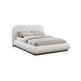 thumbnail image 3 of Meridian Furniture Vaughn Cream Chenille Fabric Full Bed, 3 of 9