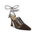 thumbnail image 1 of Sam Edelman Womens Trinity Suede Ankle Wrap Pumps, 1 of 3