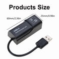thumbnail image 5 of Zecic USB to Ethernet Adapter USB 2.0 to Ethernet LAN Networking Adapter 100Mbps RJ45, 5 of 7