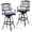 Denim Blue, variant on Crestlive Products Outdoor Swivel Bar Stools with Sunbrella Cushion Set of 2, 350LBS Capacity All-Weather Patio Bar Chair with Armrests & Footrest for Deck, Backyard, Balcony (Beige)