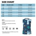 thumbnail image 6 of Bixox Men's Alpaca Astronaut in Space Printed Shirt Sleeveless Fitness Tank Top-X-Large, 6 of 7