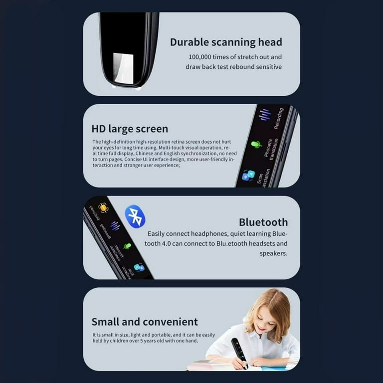 2024 Newest Upgraded Reading Pen, Voice Scanning Pen