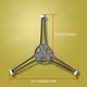 thumbnail image 2 of Cateissary Soporte de anillo giratorio para horno microondas, soporte de rodillo de repuesto, accesorios de reparación de máquina, 24,5 cm de Herramientas y accesorios para hornear, 2 of 6