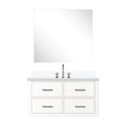 thumbnail image 2 of White Bathroom Vanity 36"x22", Cultured Marble Countertop, Faucet And Mirror Assembled 36" W X 22" D Bath , &, 2 of 5