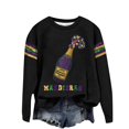 thumbnail image 2 of IMENGL Oversized Sweatshirts for Women Hoodless Sequin Outfit Glitter Long Sleeve Sweaters Trendy Neck Loose Fit Pullover Womens Casual Crewneck Sweatshirt,S-3XL, 2 of 4