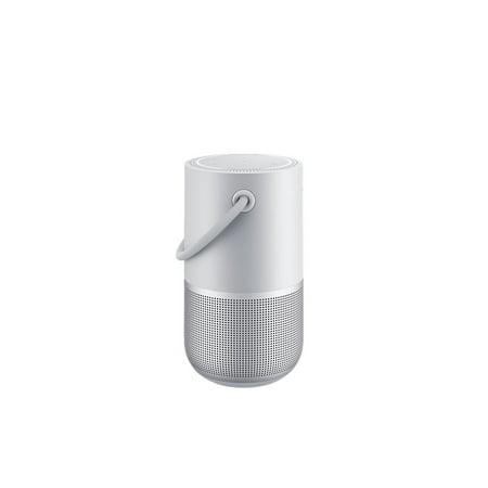 Bose - Portable Smart Speaker with built-in WiFi, Bluetooth, Google Assistant and Alexa Voice Control - Luxe Silver