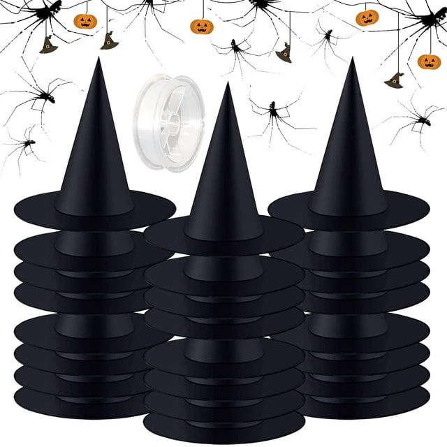 Disfraz de bruja Legigo para Halloween, color negro, con cuerda para colgar
