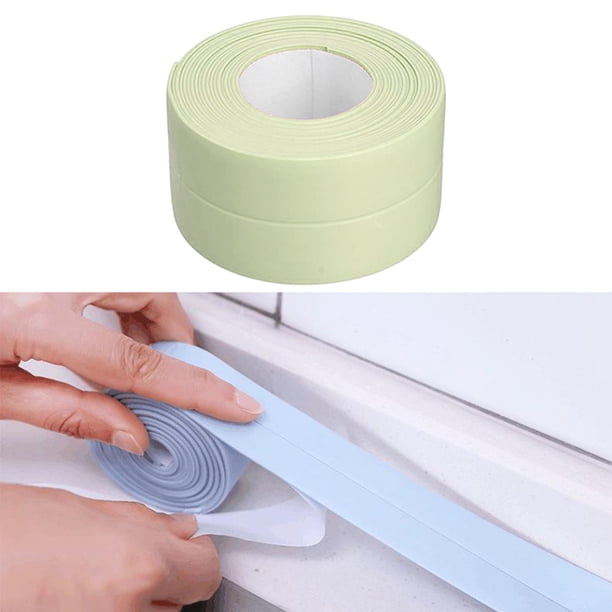Cinta de calafateo Macarena autoadhesiva y flexible de 3,2 m Verde claro