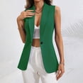 thumbnail image 5 of DHFJKG Women's Suit Vest Top Dressy Casual Button Up Wasitcoat Fromal Sleeveless Blazer For Work Office Comfortable Tops, 5 of 9