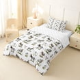 thumbnail image 2 of Erosebridal Wild Donkey Twin Comforter Sets,Rustic Plant Flowers Bedding Set For Boys Teens, Reversible 2-Piece, 2 of 7