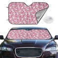 thumbnail image 2 of Haiem Cute Rabbit Car Windshield Sun Shade - Blocks UV Rays Sun Visor Protector, Sunshade to Keep Your Vehicle Cool, Universal Fit SUV Van Sedan-Medium, 2 of 7