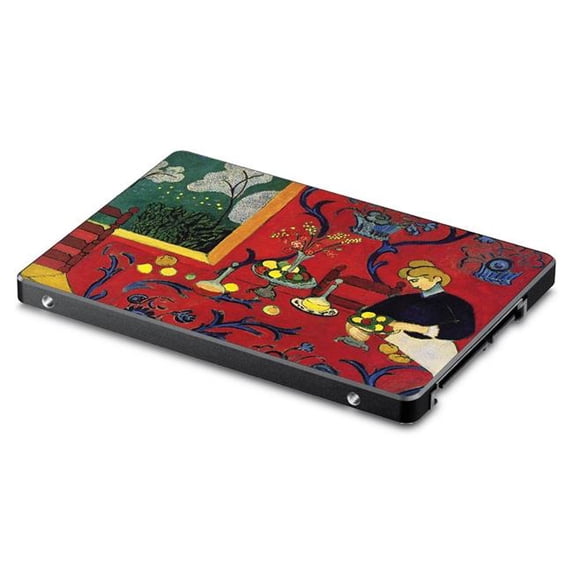 MightySkins SA850EV-Harmony In Red Skin for Samsung 850 & 860 Evo 2.5 in. SSD - Harmony In Red