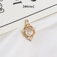 thumbnail image 3 of Sonducket Pendiente de cobre para mujer, colgante decorativo portátil con estilo galvanizado para chicas y señoras, colgante de joyería, regalo de Ropa, zapatos y accesorios Miscelánea Blanco Sonducket AP015766-04, 3 of 6