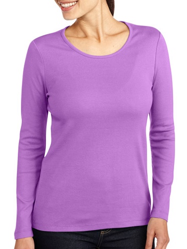 Women's Long Sleeve Scoop Neck Printed T-Shirt Fall - Walmart.com