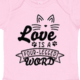 thumbnail image 4 of Inktastic Love is a 4 Legged Word with Cat Ears and Whiskers Boys or Girls Baby Bodysuit, 4 of 5