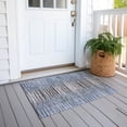 thumbnail image 6 of Addison Rugs Chantille Indoor/Outdoor Traditional Stripes Sky Washable Rectangle Rug, 1'8" x 2'6", 6 of 6
