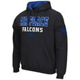 thumbnail image 2 of Men's Colosseum Black Air Force Falcons Sunrise Pullover Hoodie, 2 of 3