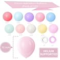 thumbnail image 2 of 100pcs Rainbow Balloons, 12 Inches Pastel Balloons Assorted Color Colorful Multicolor Macaron Latex Party Balloons for Kids Birthday, Summer Party, Haweii Party, 2 of 8
