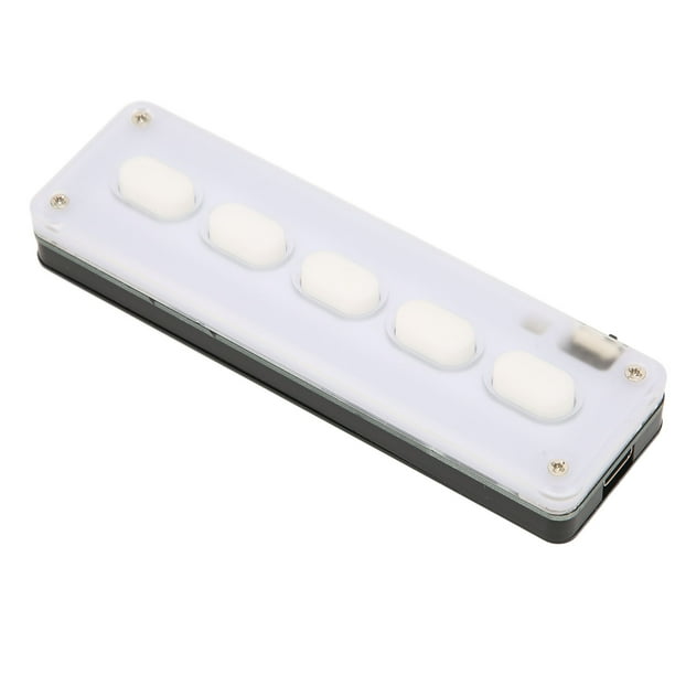 Teclado Programable De 5 Teclas Con Cable USB Inalámbrico Modo Dual Mini Teclado Silencioso De Silicona Programable Para Juegos DIY