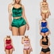 thumbnail image 5 of Women Nightwear Lingerie Sleepwear Underwear Crop Tops Shorts Pajamas Set, 5 of 8