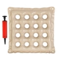 thumbnail image 2 of Almohada inflable de 2 piezas, 16 orificios, cómoda para adultos con carrito de oficina Baoblaze cojín del asiento, 2 of 7