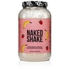 Naked Shake Strawberry Banana Vegan Protein Powder from US & Canadian Farms, No GMOs, Nothing Artificial, 30 Servings