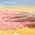 thumbnail image 2 of Cute Bath Mat, Soft Superfine Fiber Flower Floor Mat Bathroom, Non Slip Water Absorbent Rug Bath Mat Door Mats Rugs for Entrance Bedroom Kitchen Bathroom Toilet Floors 25.6 x 25.6 Inch, 2 of 7