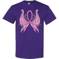 thumbnail image 3 of Inktastic Breast Cancer Awareness with Butterfly Ribbon Words T-Shirt, 3 of 5