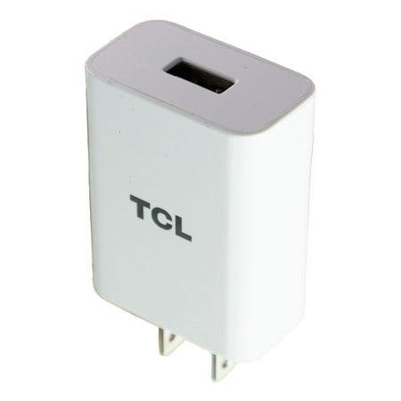 TCL (5V/3A) Adaptive Output Single USB Port Travel Charger Wall Adapter - White (Used)