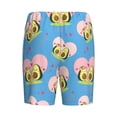 thumbnail image 7 of Daiia Avocado Lovers Mens Woven Stretch Pajama Short,Short Pajama Pants-X-Large, 7 of 7