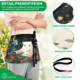 thumbnail image 4 of Yayeee Waist Apron with Pockets for Cooking Waterproof Half Server Aprons, Happy Ghost, 4 of 7
