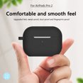 thumbnail image 4 of Audífonos Funda de silicona impermeable para para Apple Airpods Pro 2 (negro), 4 of 5