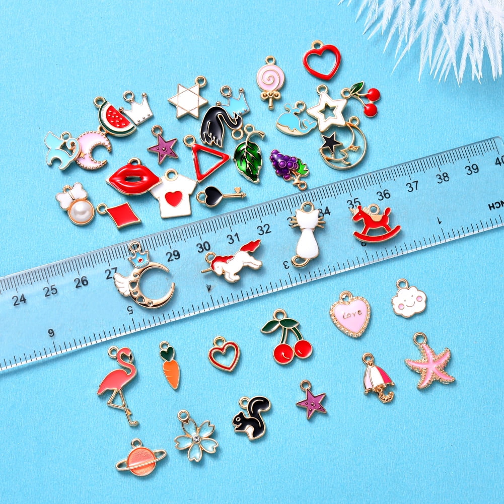 10 Pendentifs Breloques Marque-pages - En Alliage, Pour Fabrication De Bijoux Ou Scrapbooking