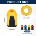 thumbnail image 2 of Anillo Magnético para Cabezal de Destornillador Uxcell 1pcs 9/32" Portabits Universal para Taladros de Punta Hexagonal Herramientas de Potencia Reparación DIY, Azul/Amarillo/Naranja/Amarillo, 2 of 6