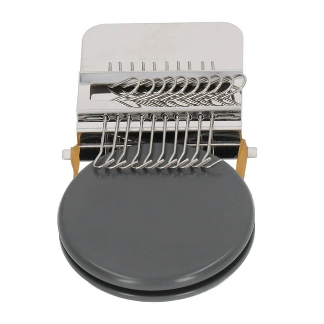Machine à Tricoter, Applications Larges Compacte Portable Coordination Main-Œil Mini Machine à Tricoter Simple d'Utilisation pour Maison pour Voyage Jaune, Gris