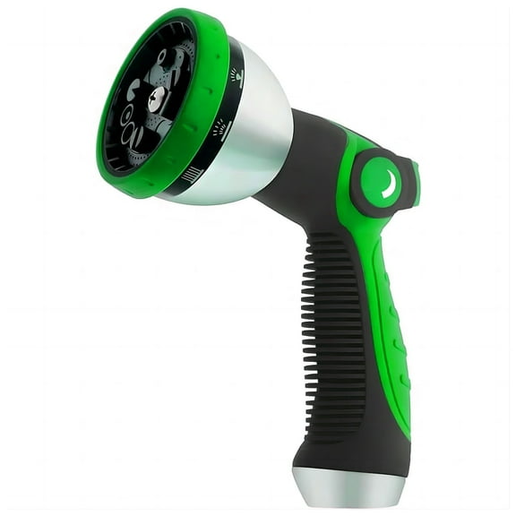 KEYAHAPPY Water Hose Nozzle Sprayer, Features 10 Spray Patterns, Thumb Control, Easy Water Control, High Pressure Garden Hose Nozzle