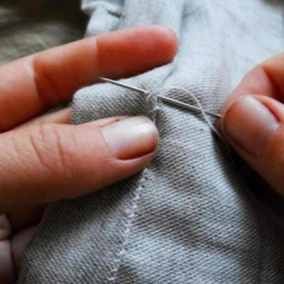 BETTERLIFE 25Pcs Big Eye Stitching Needles Needles Handmade Needle Steel New B3 UKSY C1N5