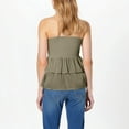 thumbnail image 3 of Womens Tops Summer Solid Color Sleeveless T Shirts Leisure Loose Fit Strapless Summer Shirts, 3 of 6