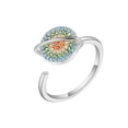 thumbnail image 1 of Jumpingount Anillo giratorio de descompresión para mujer, multifuncional Vintage, anillos antiestrés, joyería portátil para dedo Ropa, zapatos y accesorios Miscelánea Oro blanco, 1 of 6