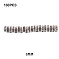 thumbnail image 2 of 100 Pcs Rondelles en Strass avec Gros Trous Breloque Perle Libre pour Bijoux Perles Entretoises Bijoux Cristal Multicolore Perle Libre pour Bricolage Collier Violet, 2 of 8