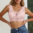 thumbnail image 2 of DGMIOCS Women’s Bras Bras for Women No Underwire Wave Push Up Wireless Bra Seamless Bras Full Coverage Bralettes Lift Everyday Bras Pink 38, 2 of 5