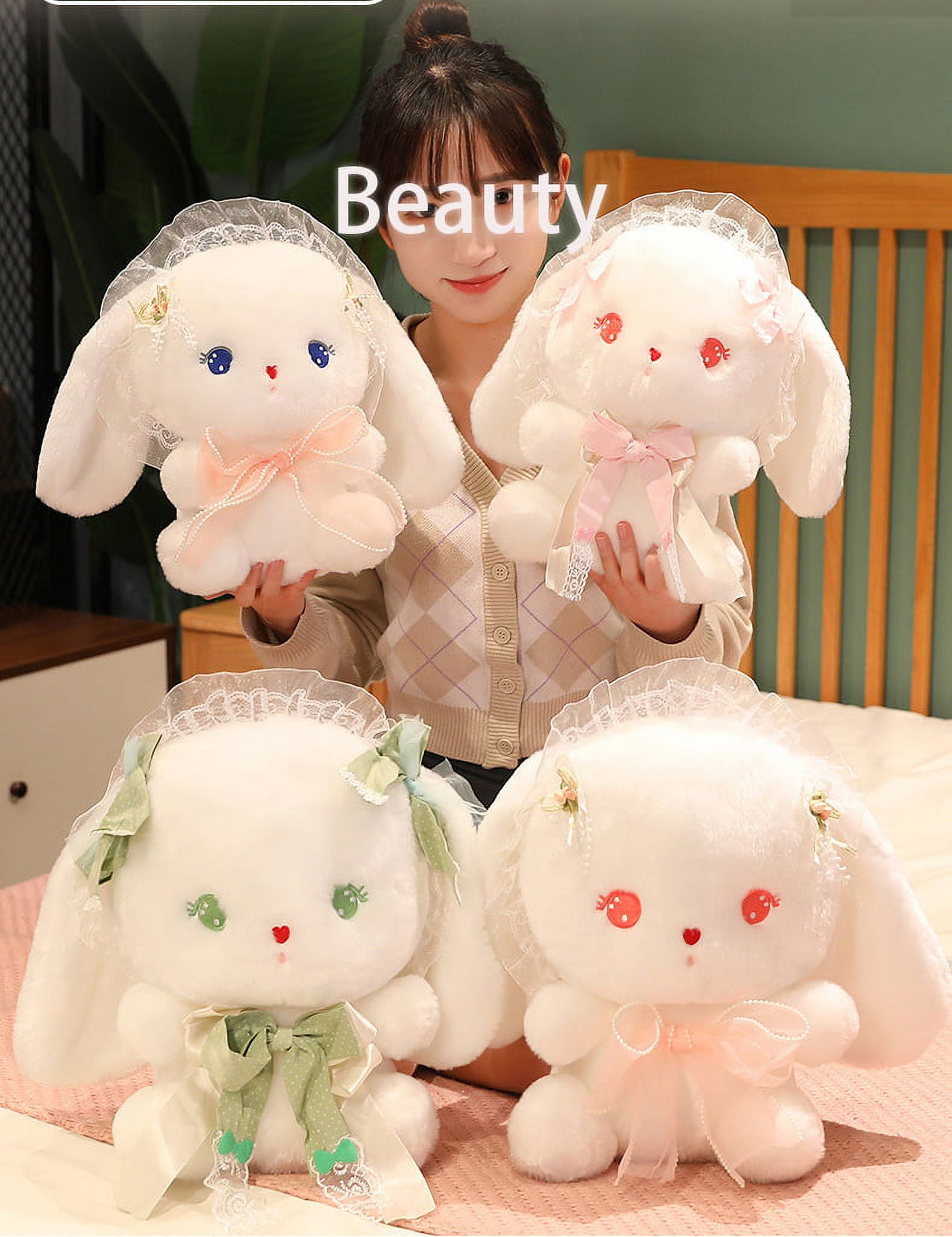 ITFABS Kids Lucky Rabbit Plush Toys Cute Animal Soft Stuffed Dolls Baby  Stuff 