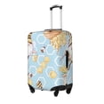 thumbnail image 2 of Disketp Cute Gnome Bee Collects Honey Elastic Travel Luggage Cover Travel Suitcase Protective Cover For Trunk Case Apply To 18''-32'' Suitcase Cover (Luggage not included)-Large, 2 of 9
